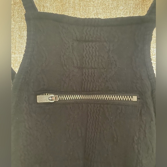 Free People Movement Hotshot Romper Black Cable patterned size L textured print - Picture 3 of 4